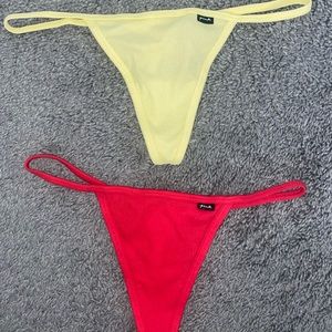 NWT bundle PINK thong